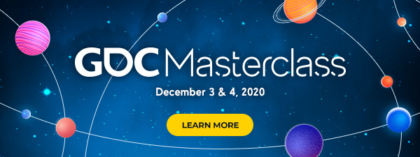 GDC Masterclass, December 3 and 4