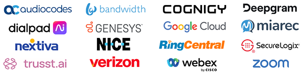 Sponsors: RingCentral, Webex by Cisco, Audio Codes, Cognigy, Google, Nextiva, Bandwidth, Dialpad, Genesys, Zoom, Deepgram, MiaRec, NICE, SecureLogix, Verizon, Trusst.ai