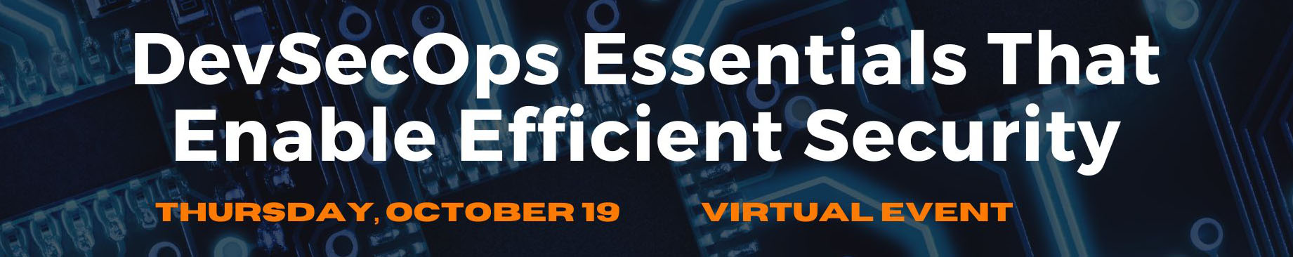 DevSecOps Essentials on Oct 19